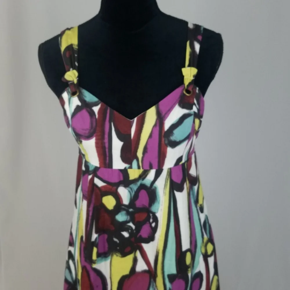 Anthropologie Tabitha women 2P empire waist dress cottagecore floral Boho - Picture 3 of 6